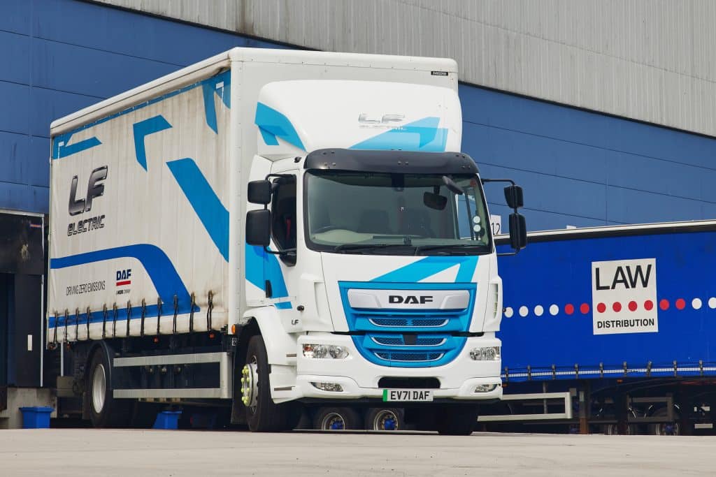Law Distribution DAF LF Electric Truck